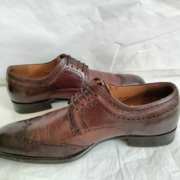 Mezlan Men\'s Custom  Elegant  Leather Shoes Size 8.5M miner